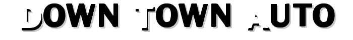 Down Town Auto font